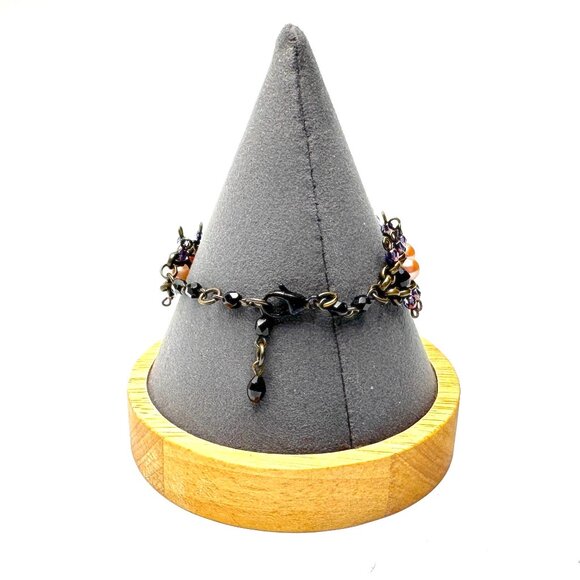 Erickson Beamon-Style 90s Bracelet — Pearl Punk Meets Gothic Romance — EUC - Picture 4 of 7